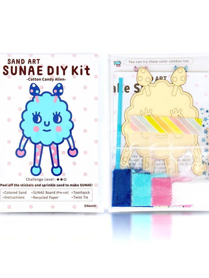 【Kit de bricolaje SUNAE (arte de arena)】Alien Cotton Candy para venta al por mayor de Naoshi