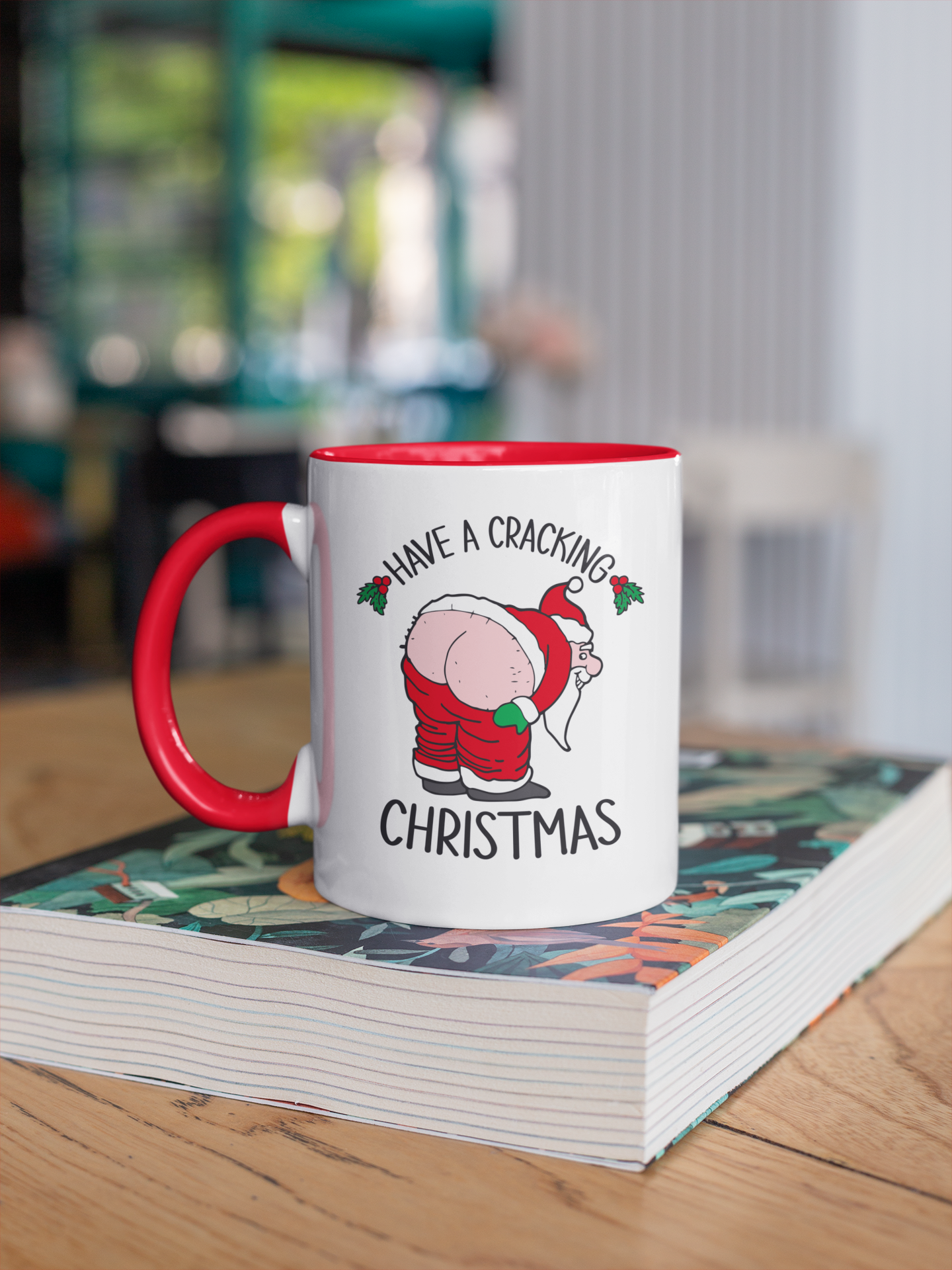 SmartyPants - Wholesale Coffee/Tea Cup - "Have a Cracking Christmas" Funny Santa Mug | Cheeky Holiday2