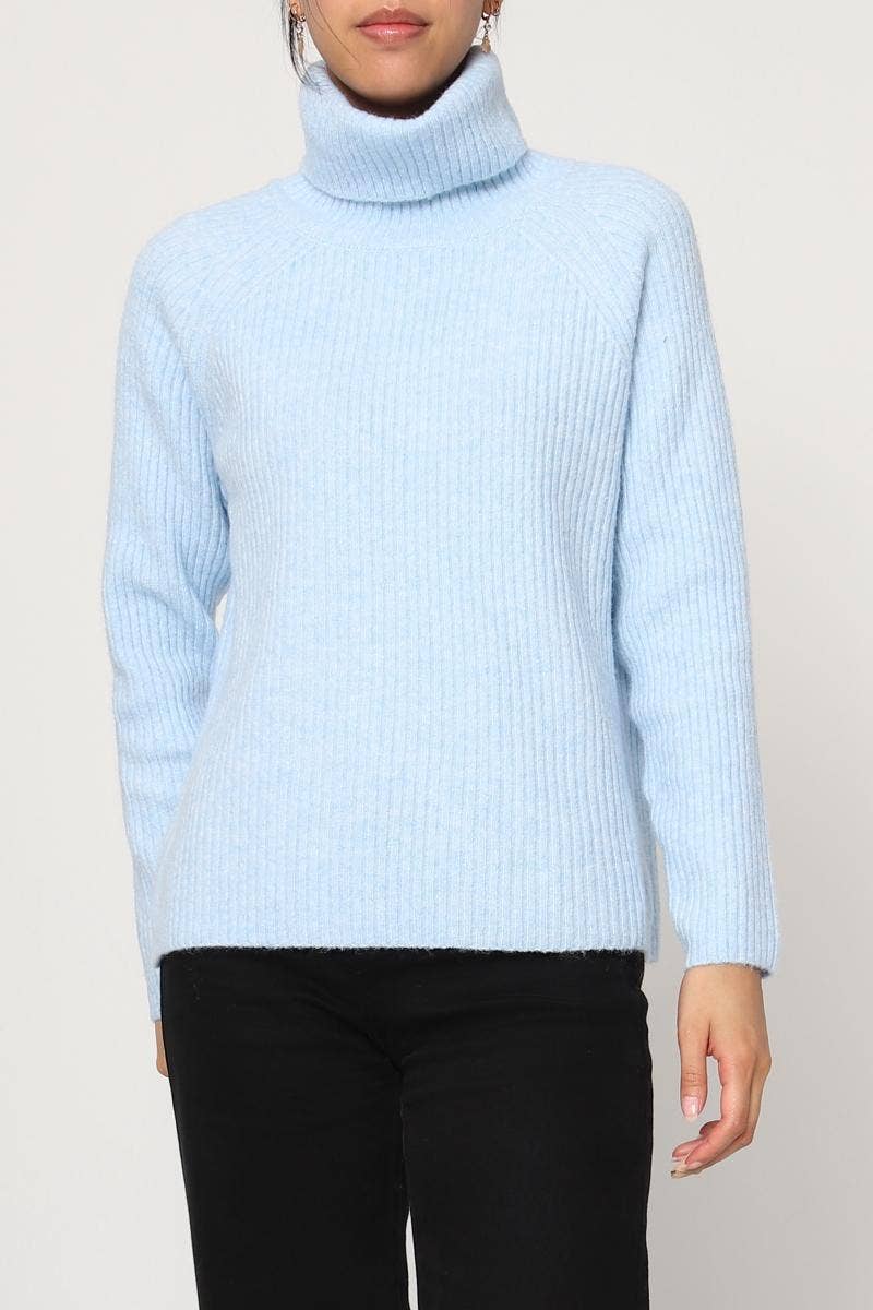 DIX-ONZE - Vente Pull en maille – femme - Pull Maille Côtelée – Col Roulé & Manches Longues28