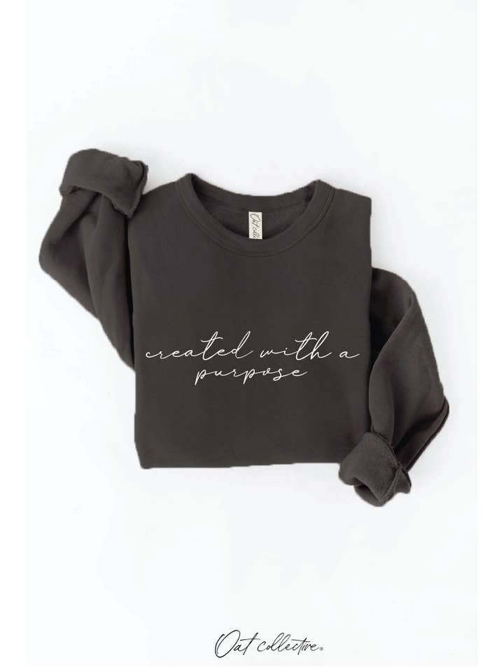 OAT COLLECTIVE - Wholesale Graphic Sweatshirt - Women's - CREATED WITH A PURPOSE Graphic Sweatshirt4