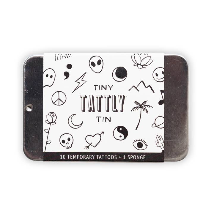 Tiny Flash Art Tattoo Tin for wholesale by Tattly
