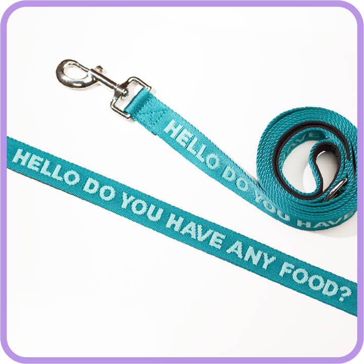 Any Food Teal - Dog Leash for wholesale by Pretty Alright Goods