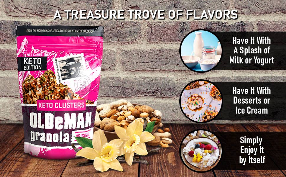 Olde Man Granola - Wholesale Muesli - Originele Keto muesliclusters6