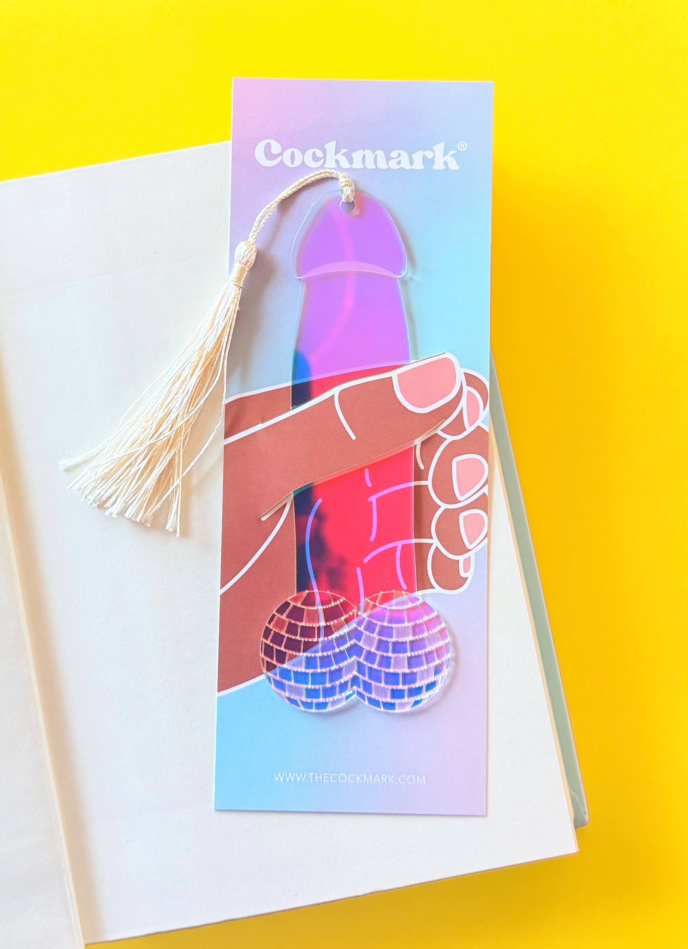Cockmark - Wholesale Bookmark - Discoballz Cockmark Bookmark