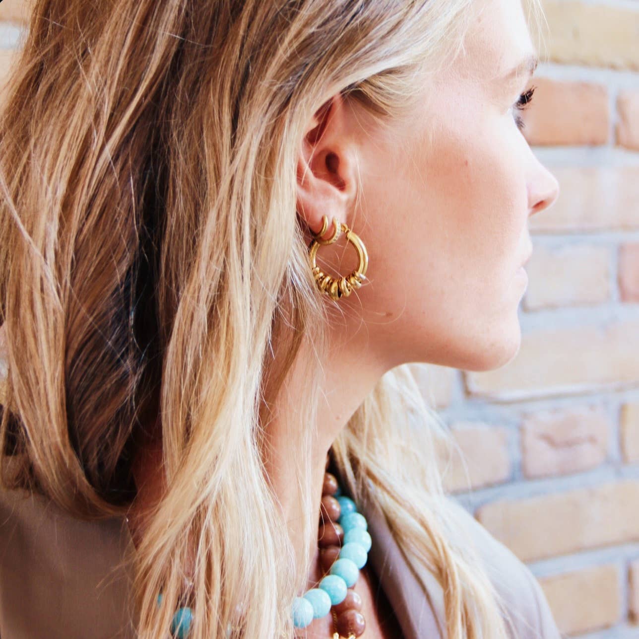 Bazou - Wholesale Hoop Earrings - Stainless steel 'bold' earrings1