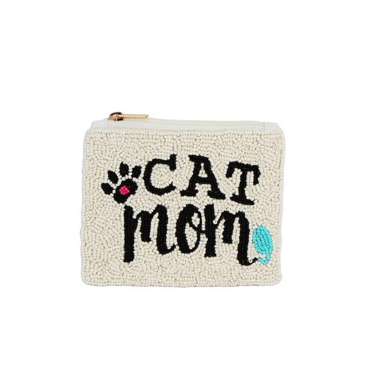 Cat Mom Coin Purse for wholesale by Collections by Fame Accessories