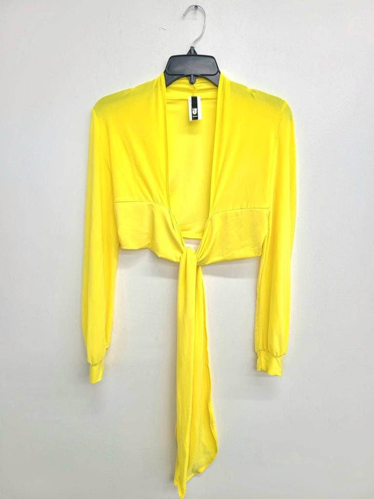 Uptown Apparel - Wholesale Knit Top - Women's - T5896 Front Knot Tie Crop Top22