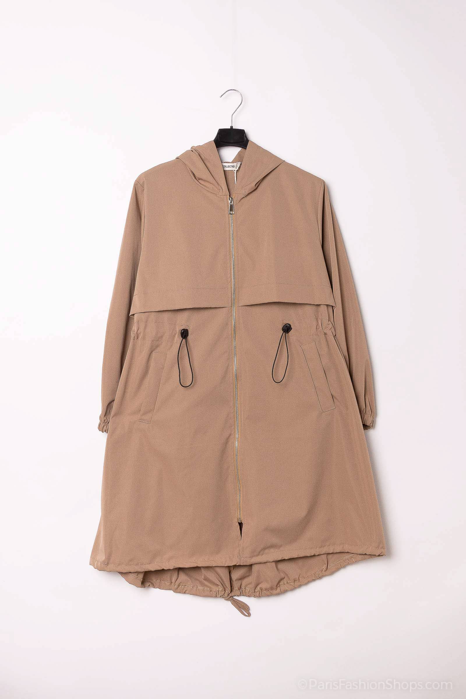 Pépouz' Paris - Wholesale Parka - Women's - Long hooded parka with adjustable drawstrings7