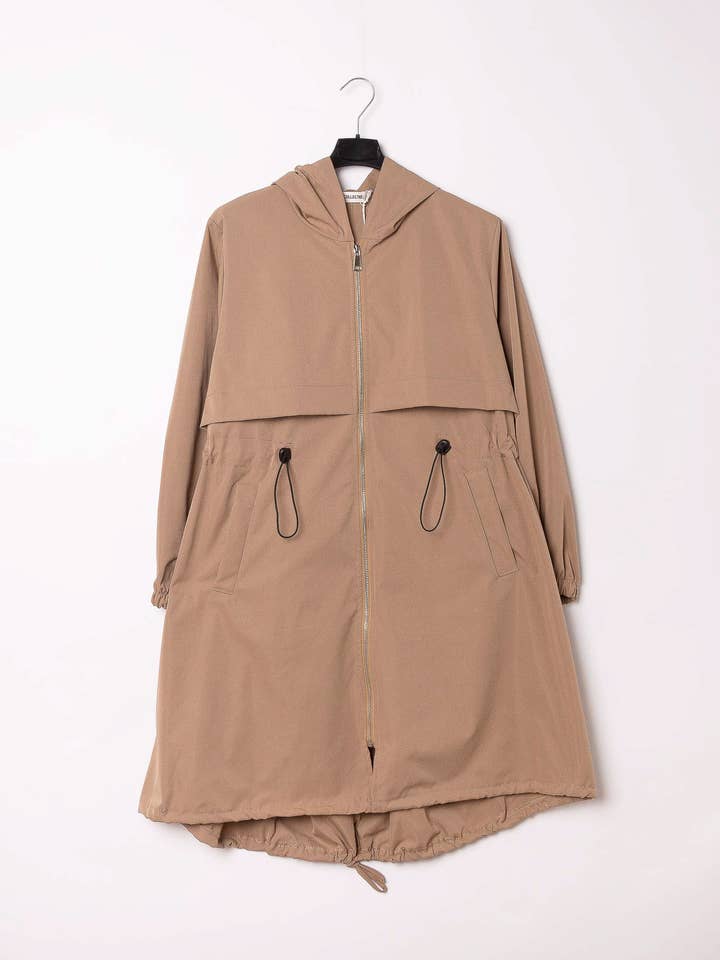 Pépouz' Paris - Wholesale Parka - Women's - Long hooded parka with adjustable drawstrings7