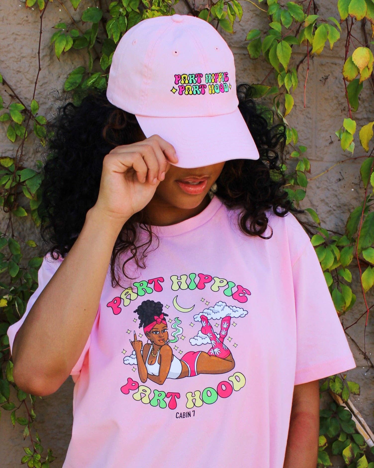 Cabin 7 Originals – Großhandel Basecap – Damen – Teil Hippie Mütze mit Kapuze0