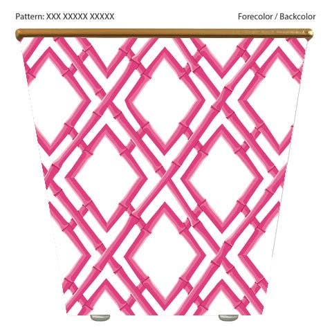 Mini WHH Bamboo Trellis Cachepot Candle for wholesale by Hedge Farm Candles and Containers