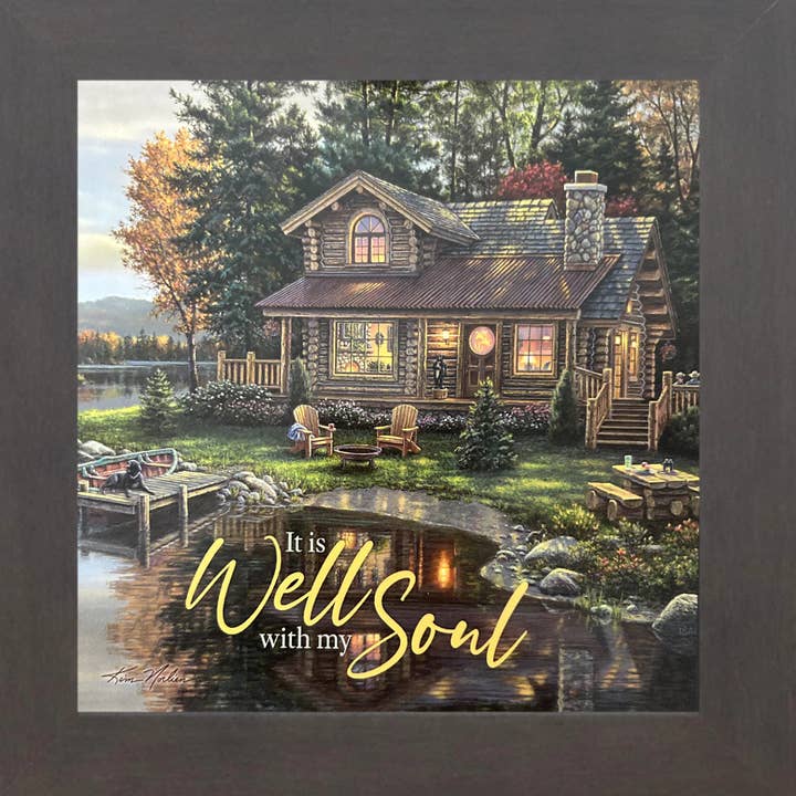 Summer Snow Art - Wholesale Art Print - It Is Well With My Soul by artist Kim Norlien Art