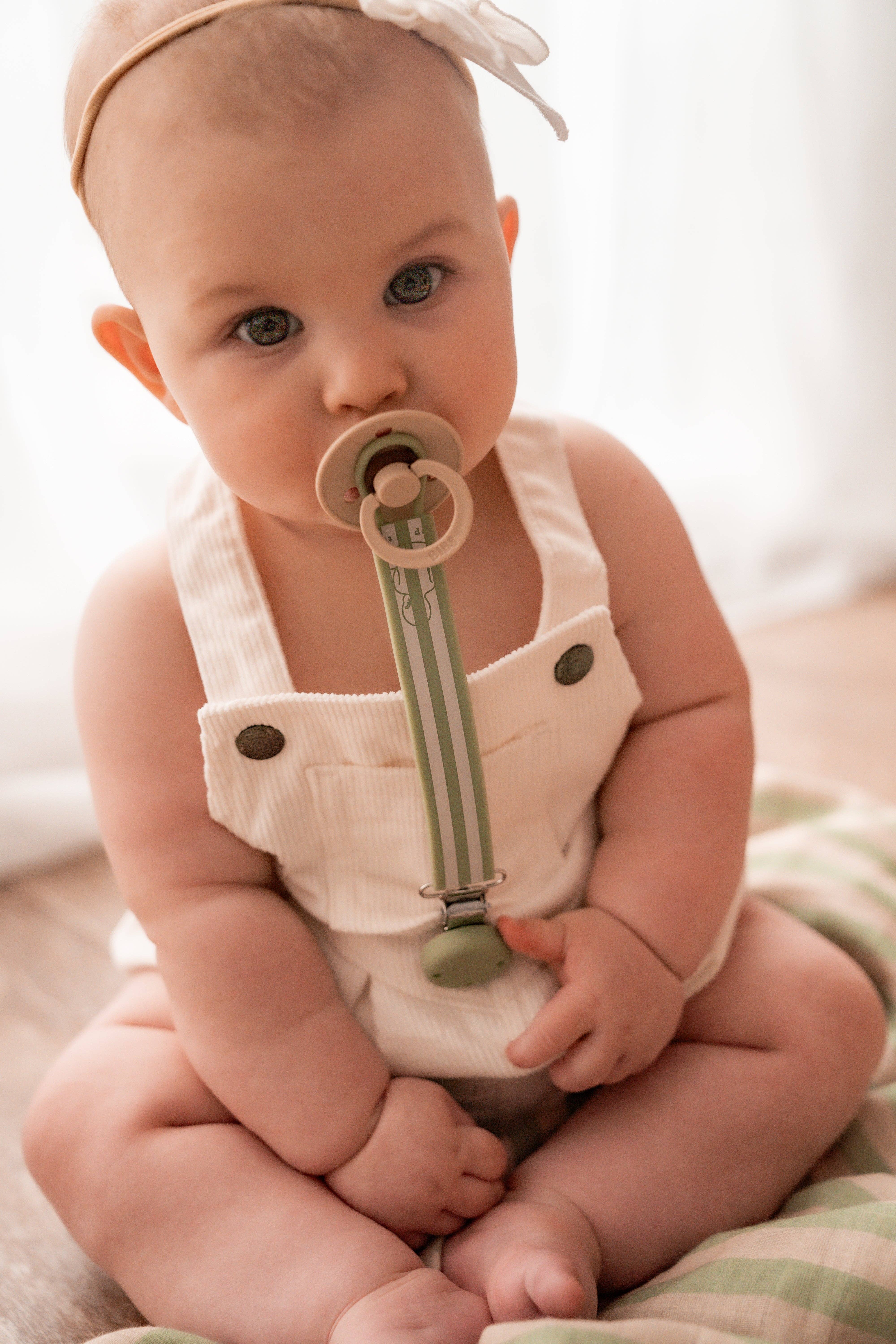 Pop Ya Tot - Wholesale Pacifier clip – Baby - Carnival Dummy Clip - Sage2