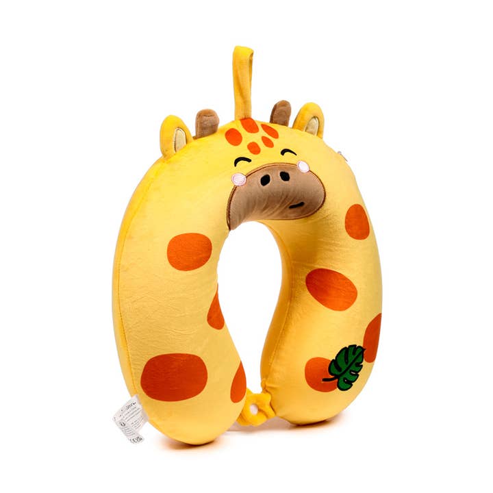 Relaxeazzz Raffi the Giraffe Plush Memory Foam Travel Pillow for wholesale by Puckator Ltd