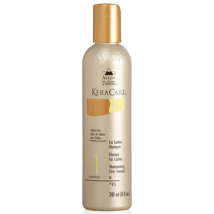 KT Supply - Wholesale Hair Shampoo - Keracare 1st Lather Shampoo (Sulfate Free) 8 Oz.