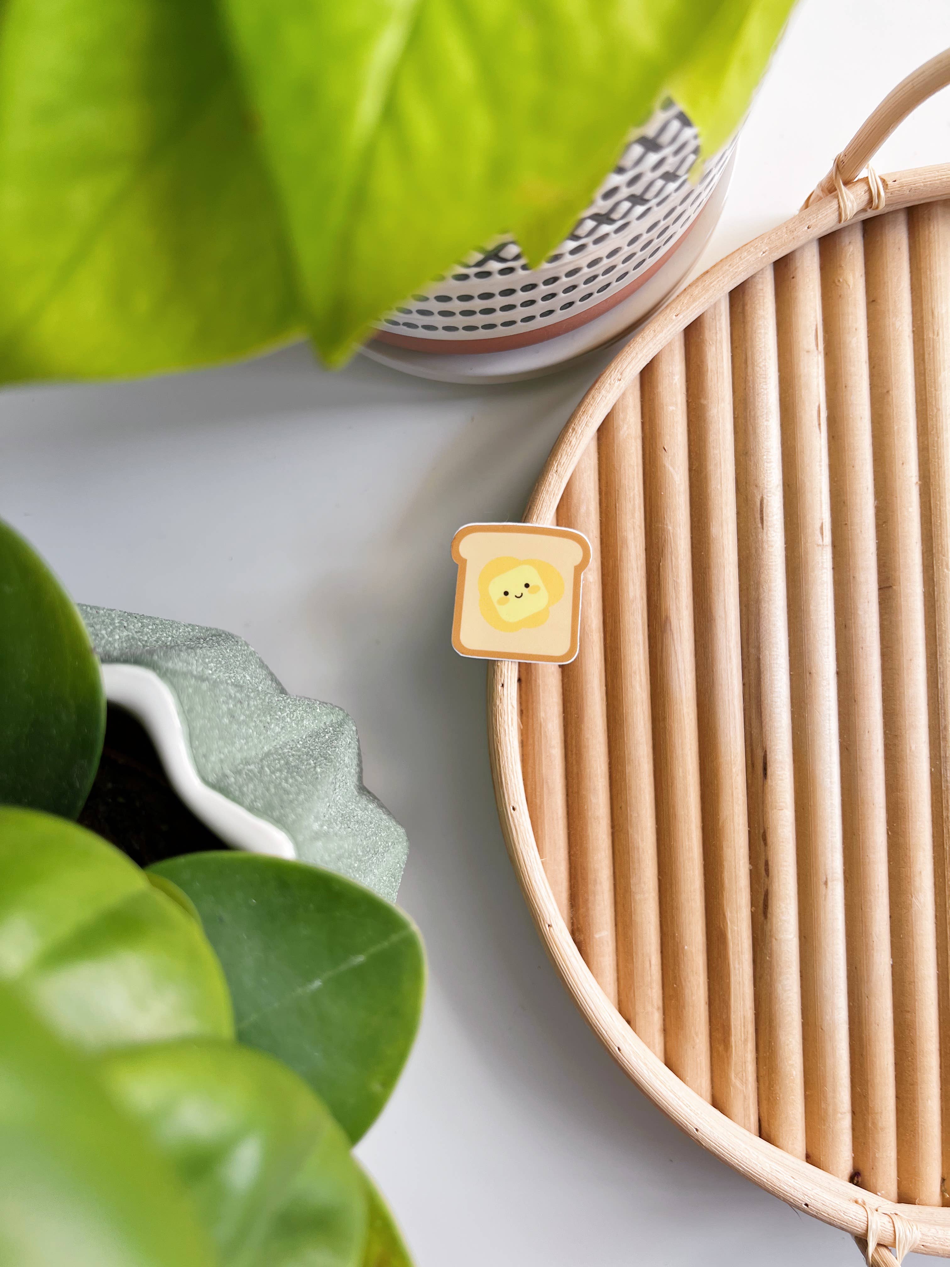 Matcha Paper Co. - Wholesale Sticker - Tasty Toast Vinyl Sticker Pack4