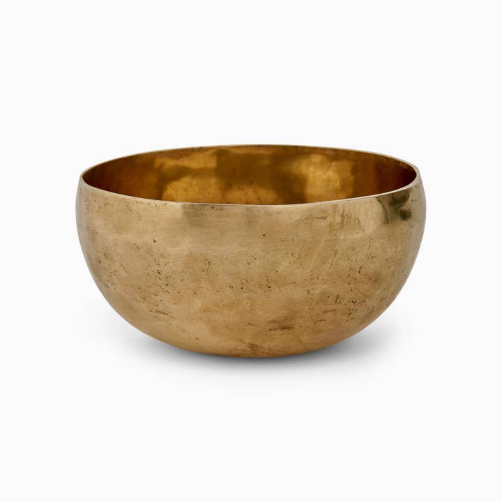 renoo || meditation goods for the modern home - Wholesale Meditation Supplies - Seven Metals Meditation Singing Bowl - 7" - vanilla