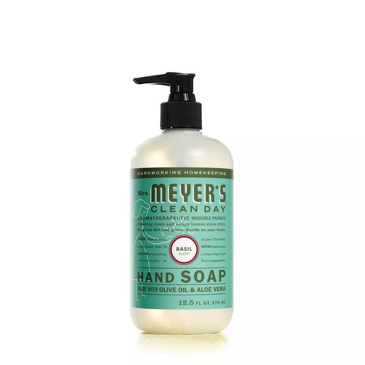 Mrs. Meyers Clean Day Liquid Hand Soap, Basil, 12.5 oz for wholesale by First Choice Buying