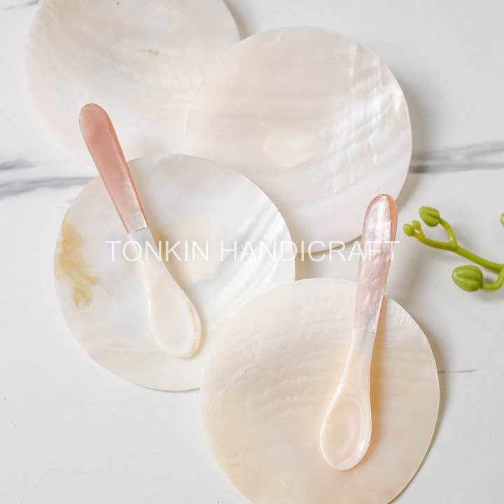 Tonkin Handicraft - Wholesale Serving Plate - Mother of Pearl Caviar Plate 55