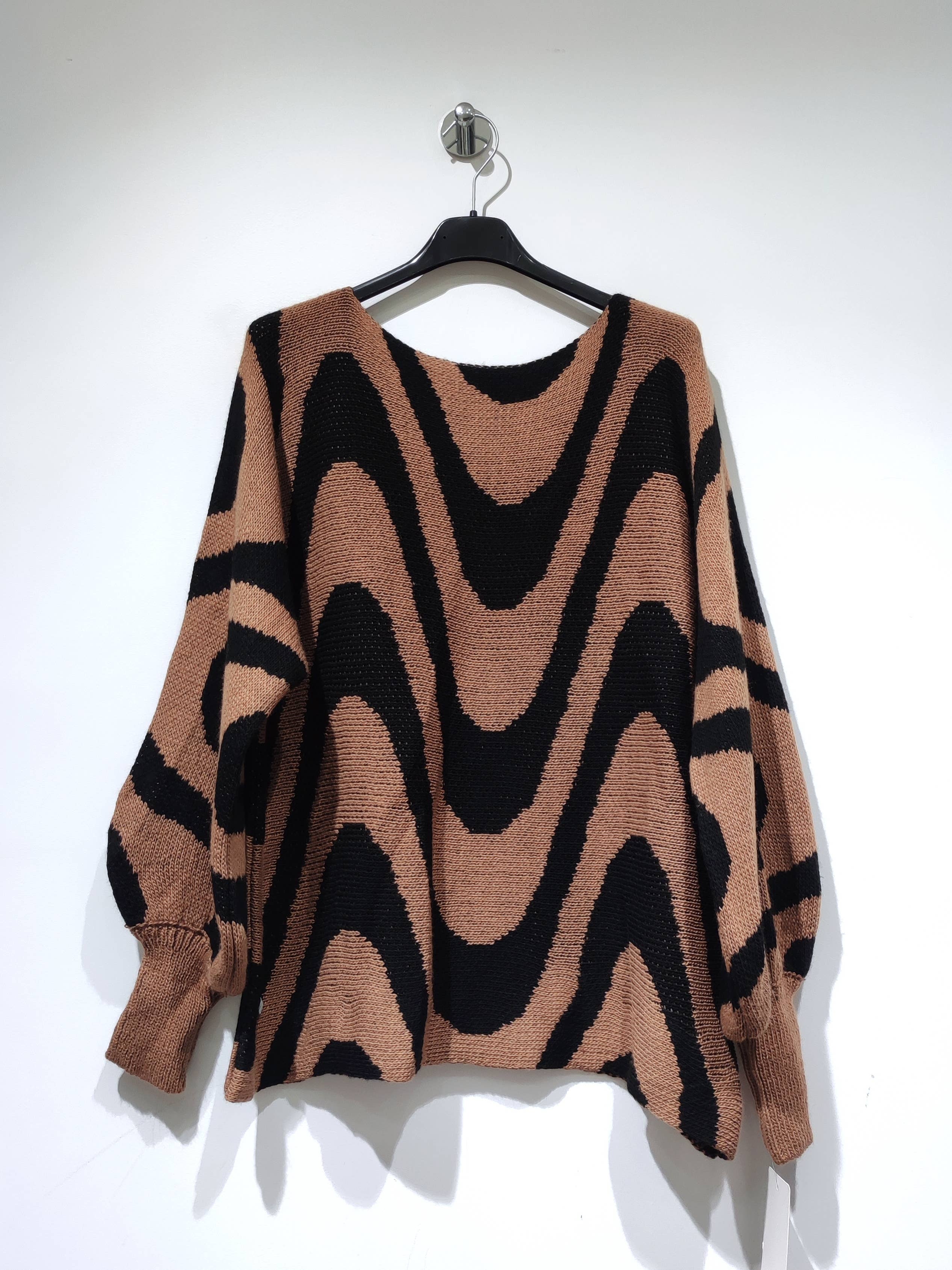 Pomelo paris – Pulôver - Mulher por atacado – roma Pull Ondas - Pack 12 PCS7