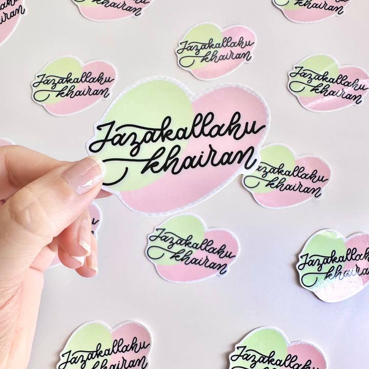 Nour Emporium - Wholesale Sticker - JazakAllah Khairan Sticker