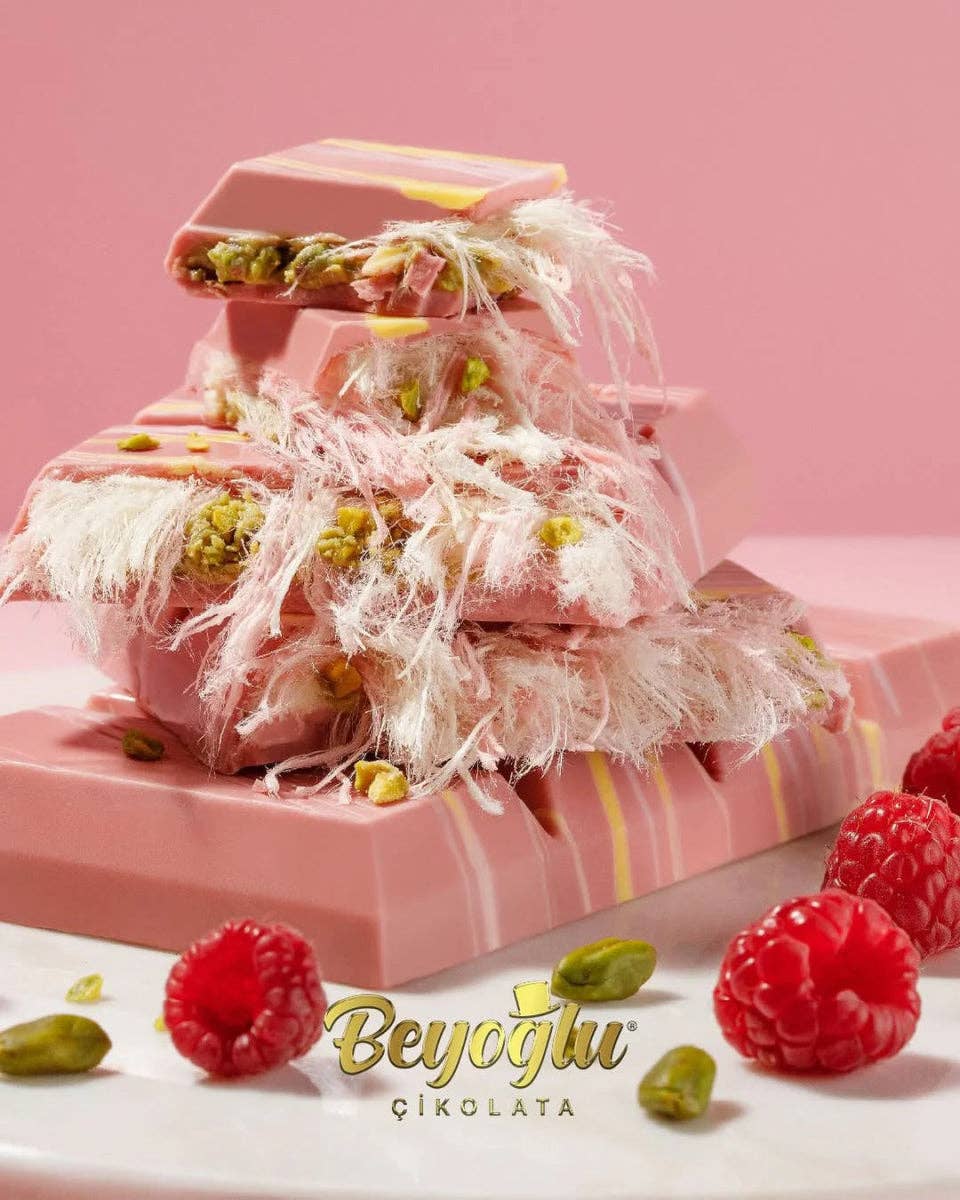 Aladdin – wholesale Chocolate-covered sweets – Beyoglu Angel Hair Raspberry Chocolate Cotton Candy Turkish7