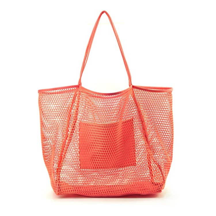 Little Trendy - Wholesale Beach Bag - Mesh Beach sandproof bag Swimming Waterproof Tote handbag2