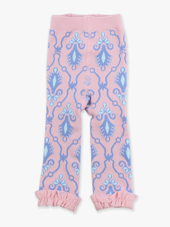 Girls Pink Fairytale Jewels Patterned Footless Ruffle Tights
for wholesale by RuffleButts + RuggedButts