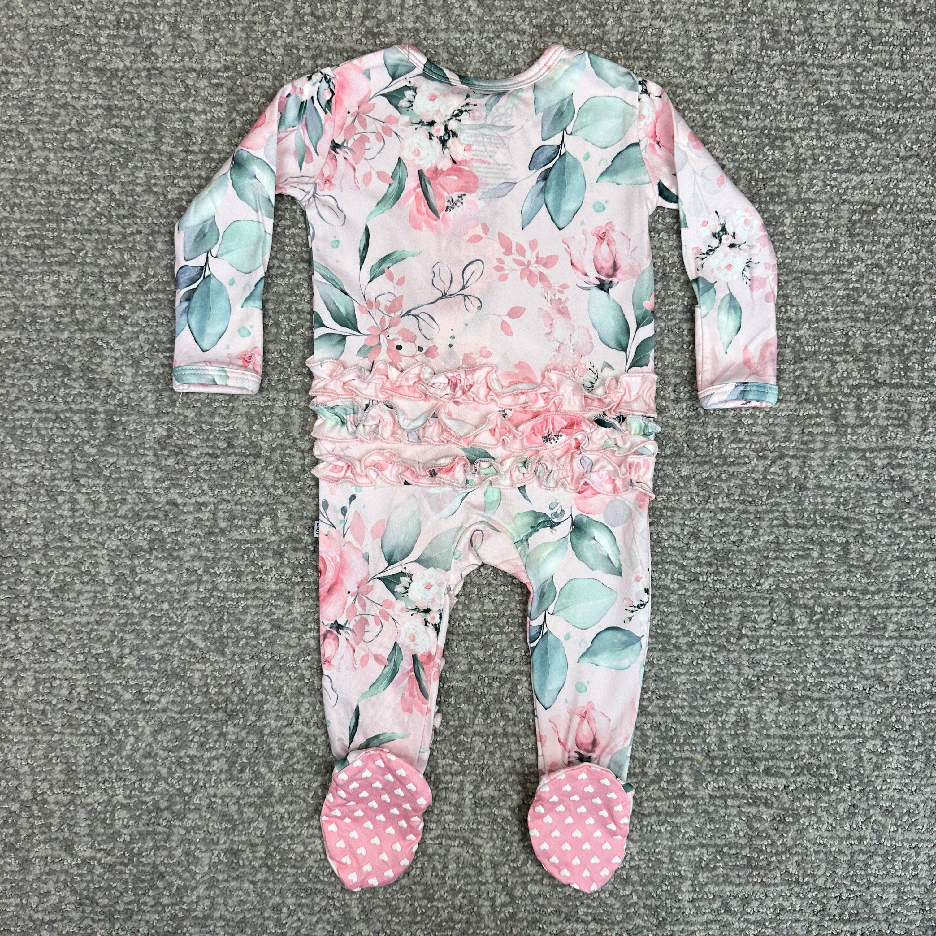 Double the Sprinkles - Wholesale Sleepsuit - Baby - Ella Baby Ruffle Pajama6