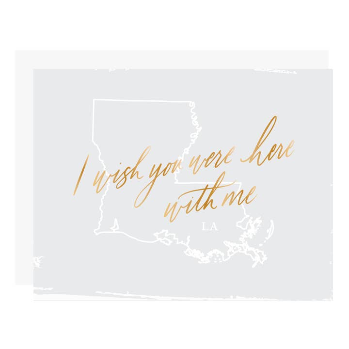 Önskar att du var här - LOUISIANA för wholesale av Little Well Paper Co.