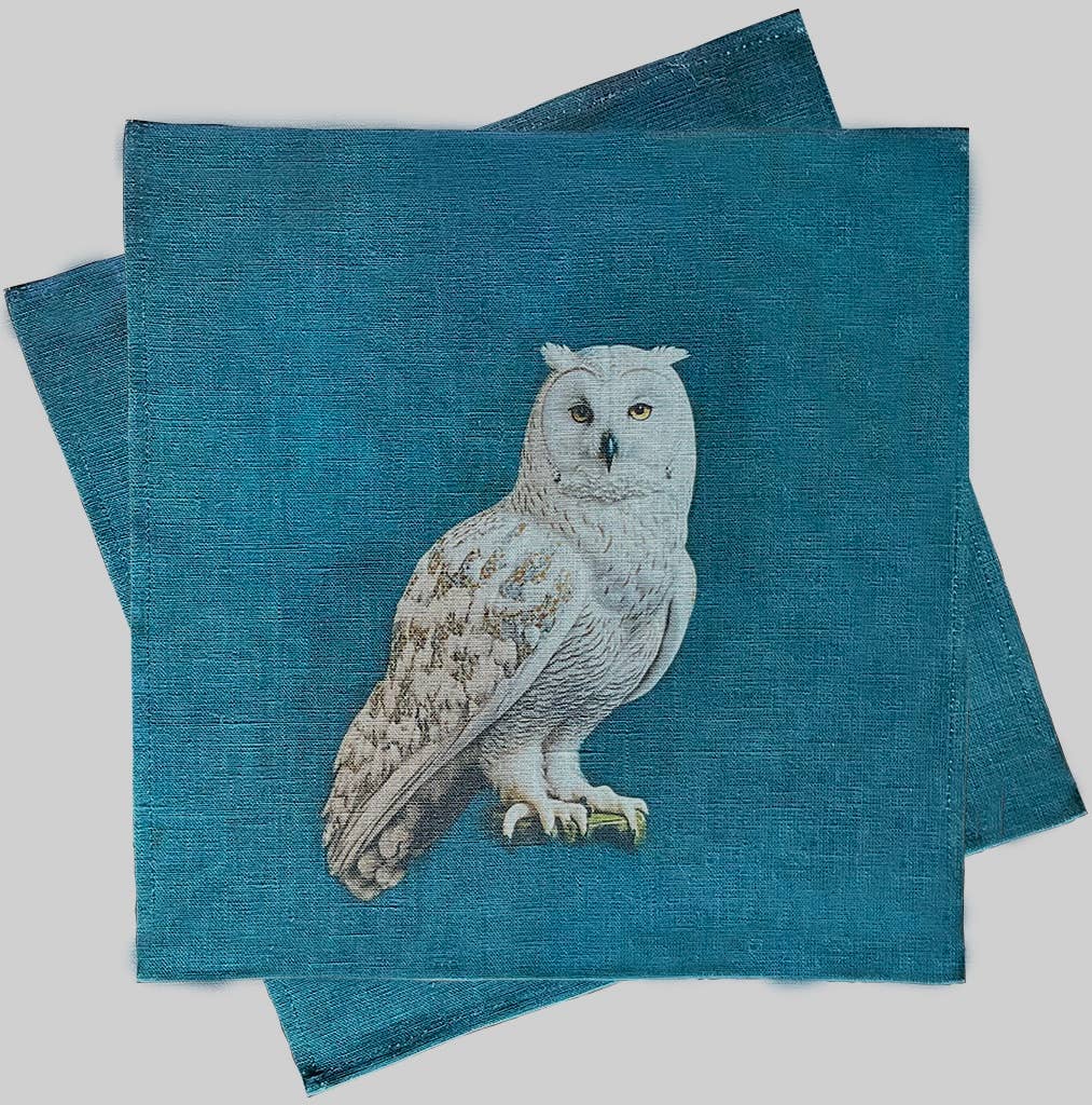 Suisse Maison de Lin - Wholesale Dinner & Cloth Napkin - White Owl Handmade Natural Linen Napkins2