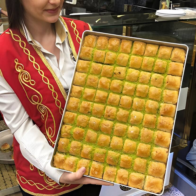 Hakan - Vendita all'ingrosso Tappetini da forno - Teglia per baklava in alluminio, 14x18 pollici, 2,2 libbre3