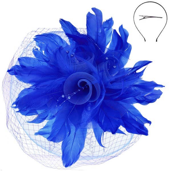 anbfashion - Wholesale Fascinator Hat - Women's - DERBY STATEMENT FASCINATOR HEADBAND FASCINATOR HTH26675