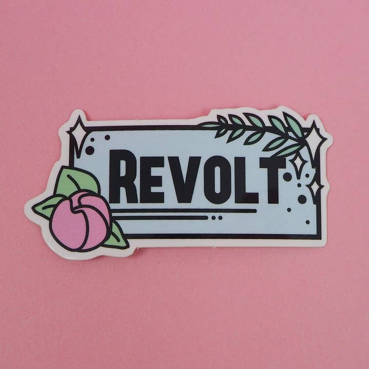 Revolt Vinyl Sticker for wholesale by Hand Over Your Fairy Cakes