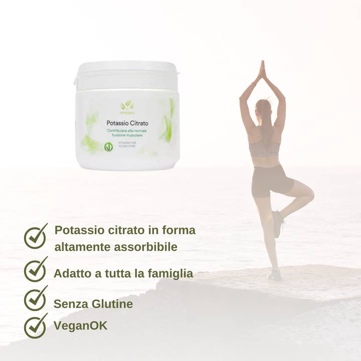 Natura srl - Vendita all'ingrosso Bevanda salutare in polvere - Potassio Citrato in polvere solubile - 500 g2