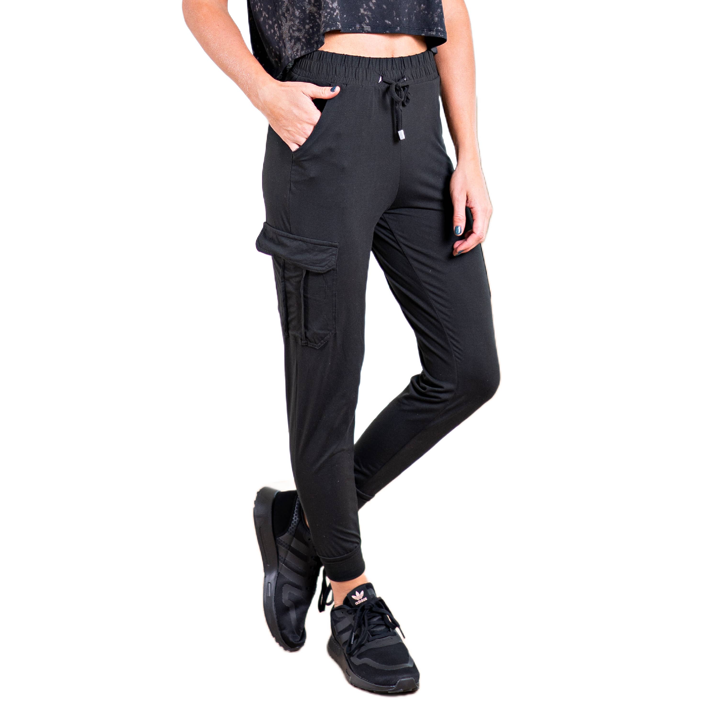 Truly Contagious - Wholesale Lounge Sweatpants/Joggers - Women's - Ultra Soft Joggers w/ Cargo Pocket | S-XL Sizes( CJK01/CA50015