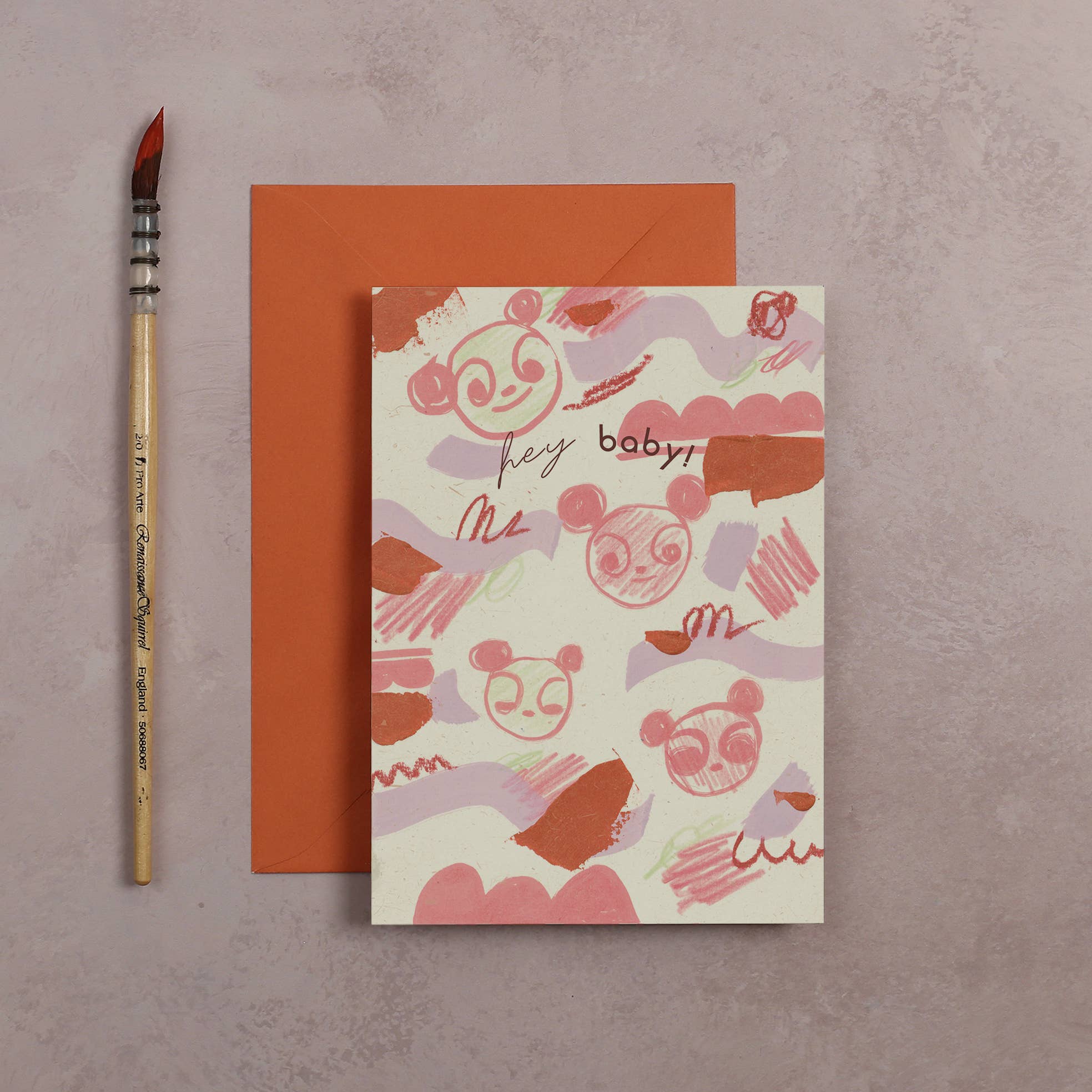 I am Roxanne - Wholesale Baby Card - Hey Baby Panda Card | Baby Card | New Baby Cards1