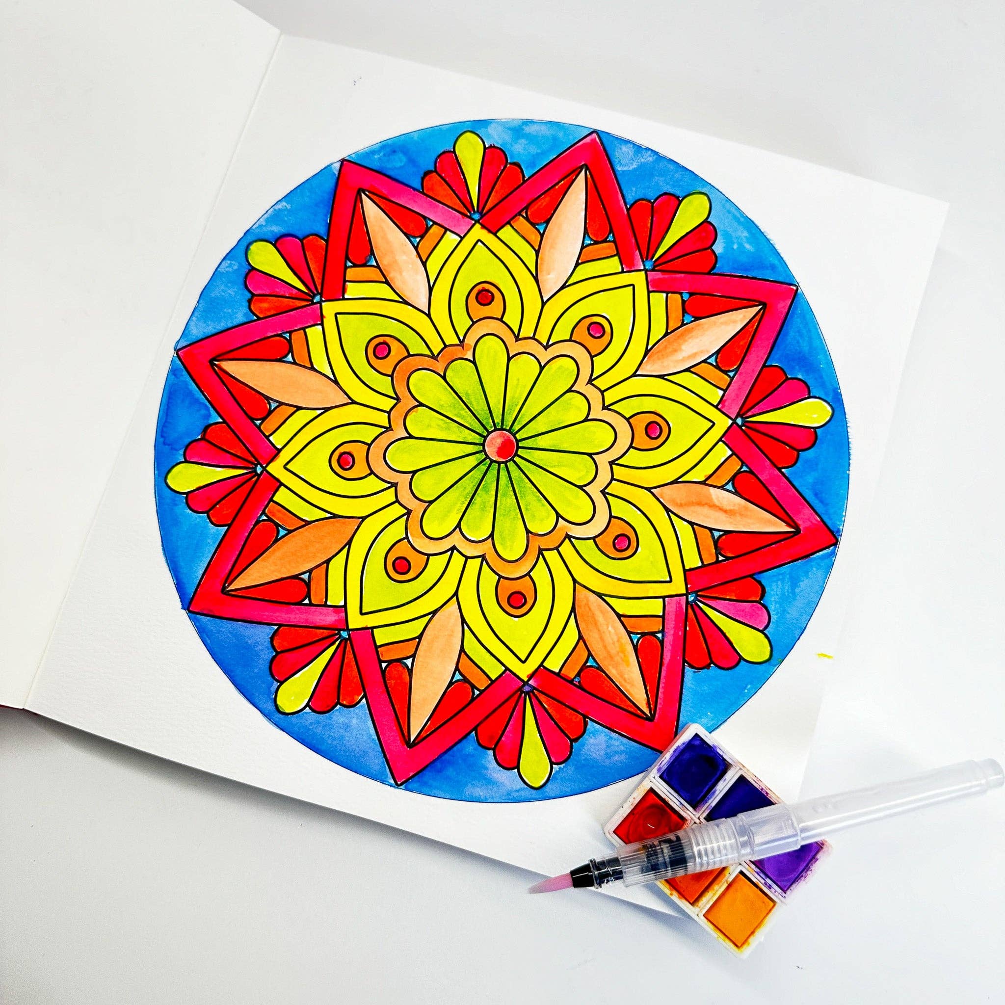 Life of Colour - Wholesale Colouring and activity book – adult - Watercolour Colouring Book - Volume 15