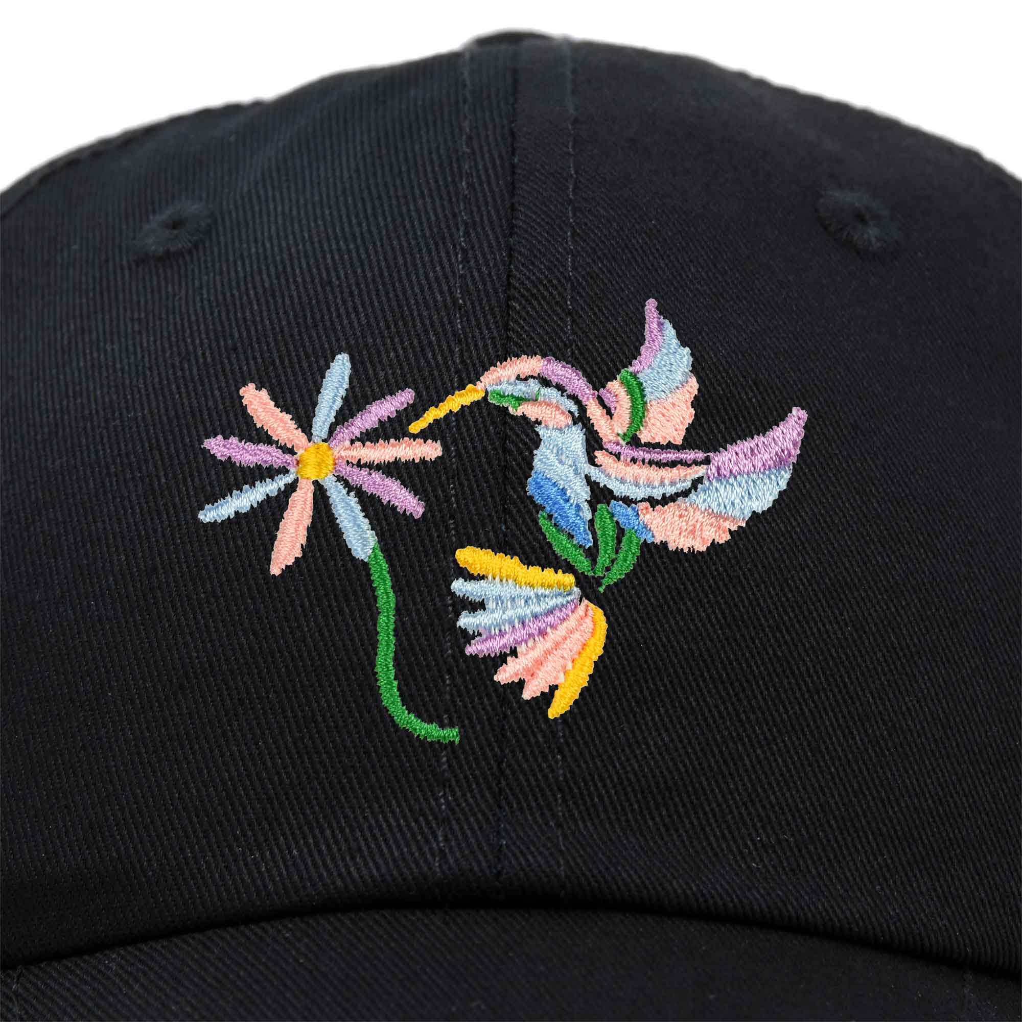 Dalix - Wholesale Baseball Cap - Women's - DALIX Pastel Hummingbird Hat Womens Embroidered Baseball Cap1