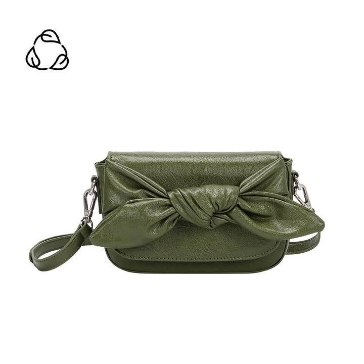 Melie Bianco - Wholesale Crossbody Bag - Women's - Faye Olive Recycled Vegan Crossbody Bag