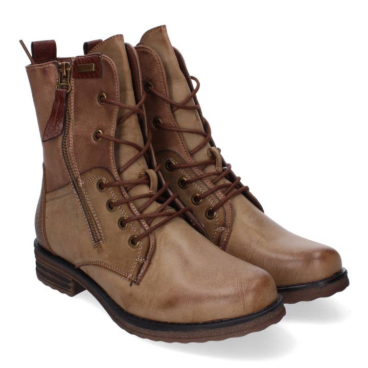 Bottes pour Femme Confortables et Élégantes avec Lacets et Fermeture Éclair Latérale pour la vente par Brideluxe Mayorista