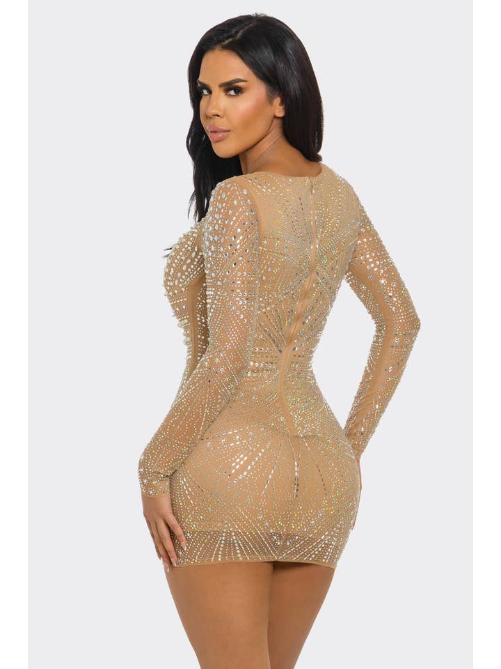 BANJUL - Wholesale Dress - Women's - BCCDS72256 & WIDE-STRAP RHINESTONE MINI DRESS16