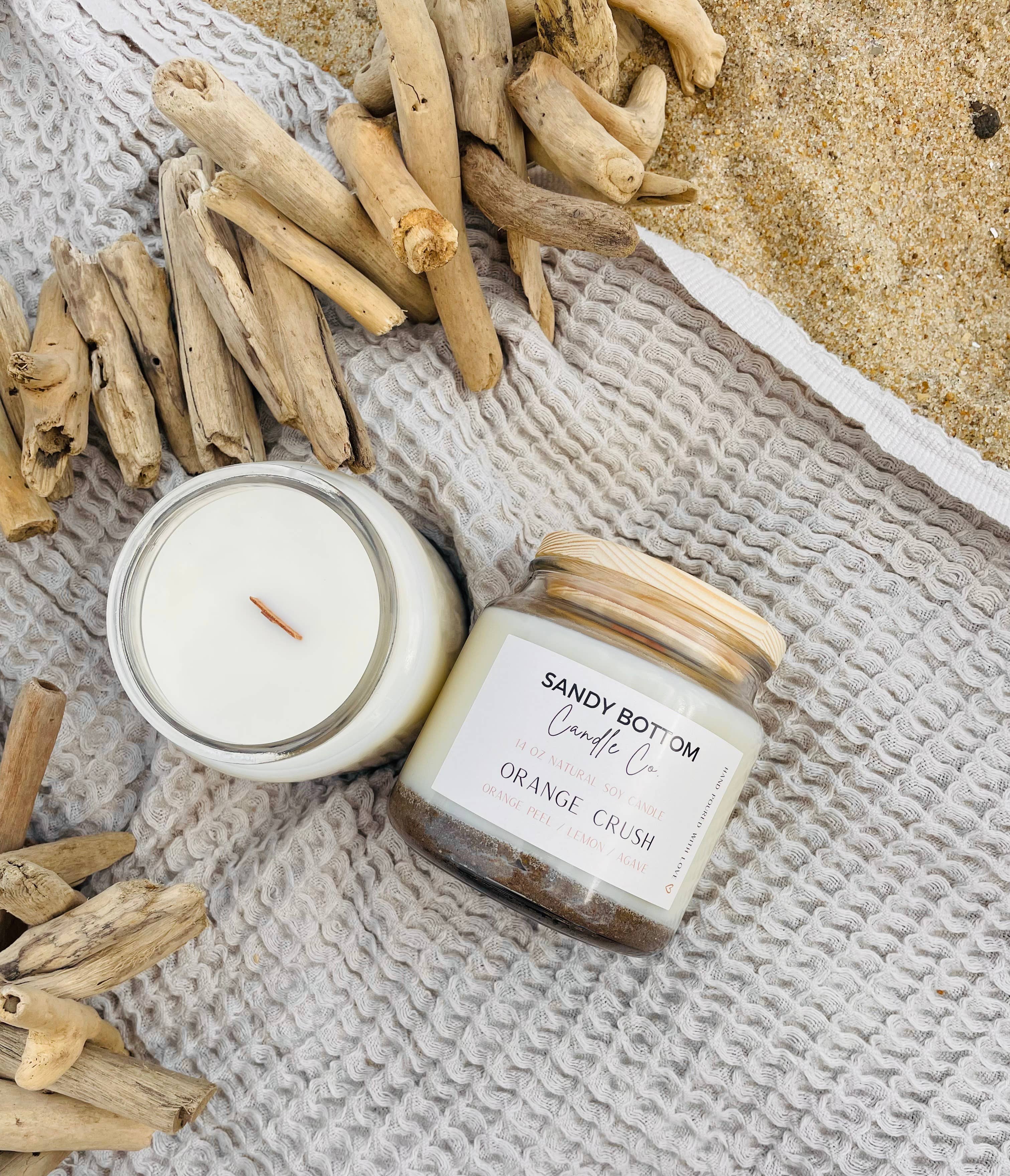 Sandy Bottom Candle Co. - Wholesale Jar/Filled Candle - Orange Crush 14 oz Soy Candle4