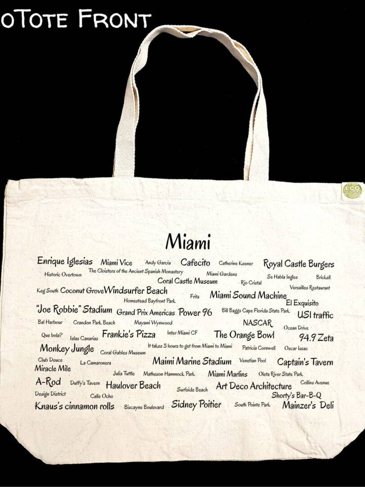 Miami Pride EcoTote for wholesale by TownieSwag