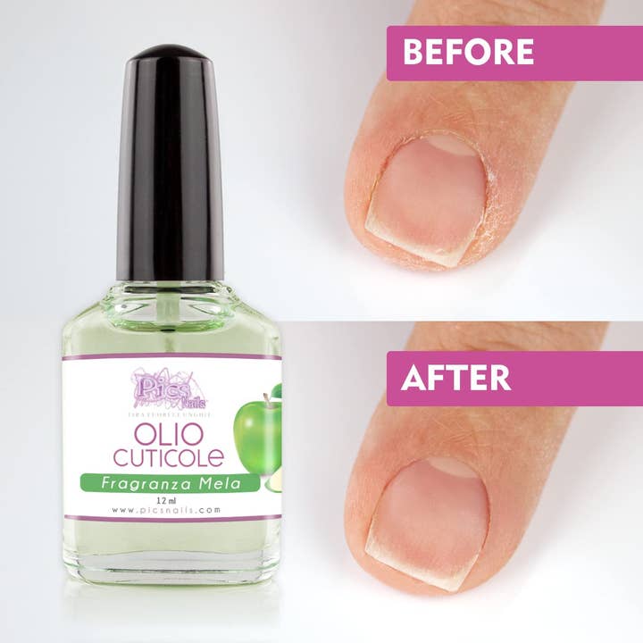 Professional Cuticle Oil For Hands And Feet 12Ml - APPLE Fragrance - Moisturizing And Regenerating Oil For Cuticles Of Hands And Feet for wholesale by Pics Nails