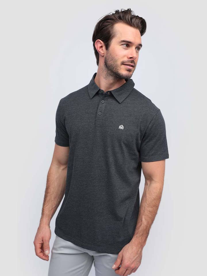INTO THE AM - Wholesale Polo - Men's - Men's Short Sleeve Polo Shirt (Branded)43