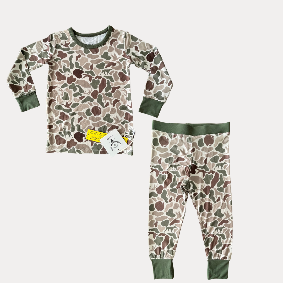 Southern Refinery – Engroshandel Pyjamasæt - Børn – camo, jagt, bambus pyjamas8