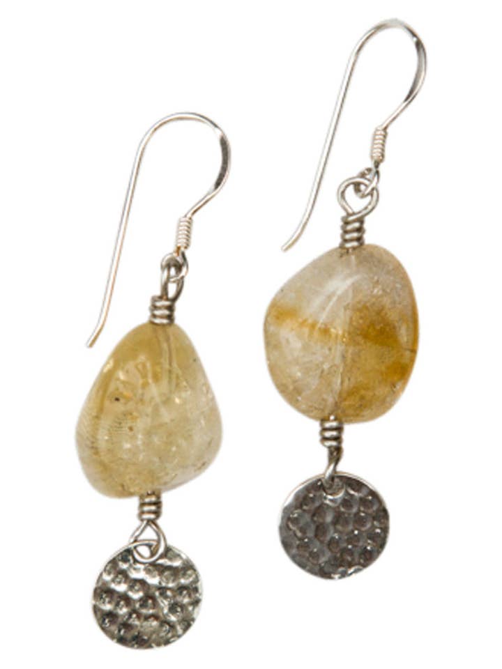 Drop Disc Earring for wholesale by Nothing Jaded