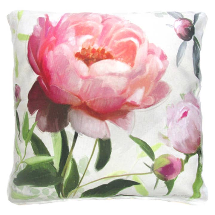 Magnolia Casual - Wholesale Throw/Decorative Pillow - Peony 1