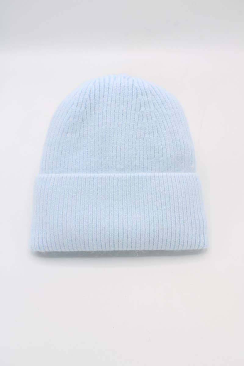 Hologramme Paris - Wholesale Beanie - Women's - Classic Plain Lined Angora Beanie7